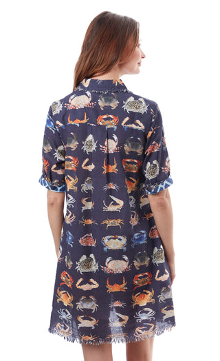 Chatham Dress Crab Print - Glamourous Grace