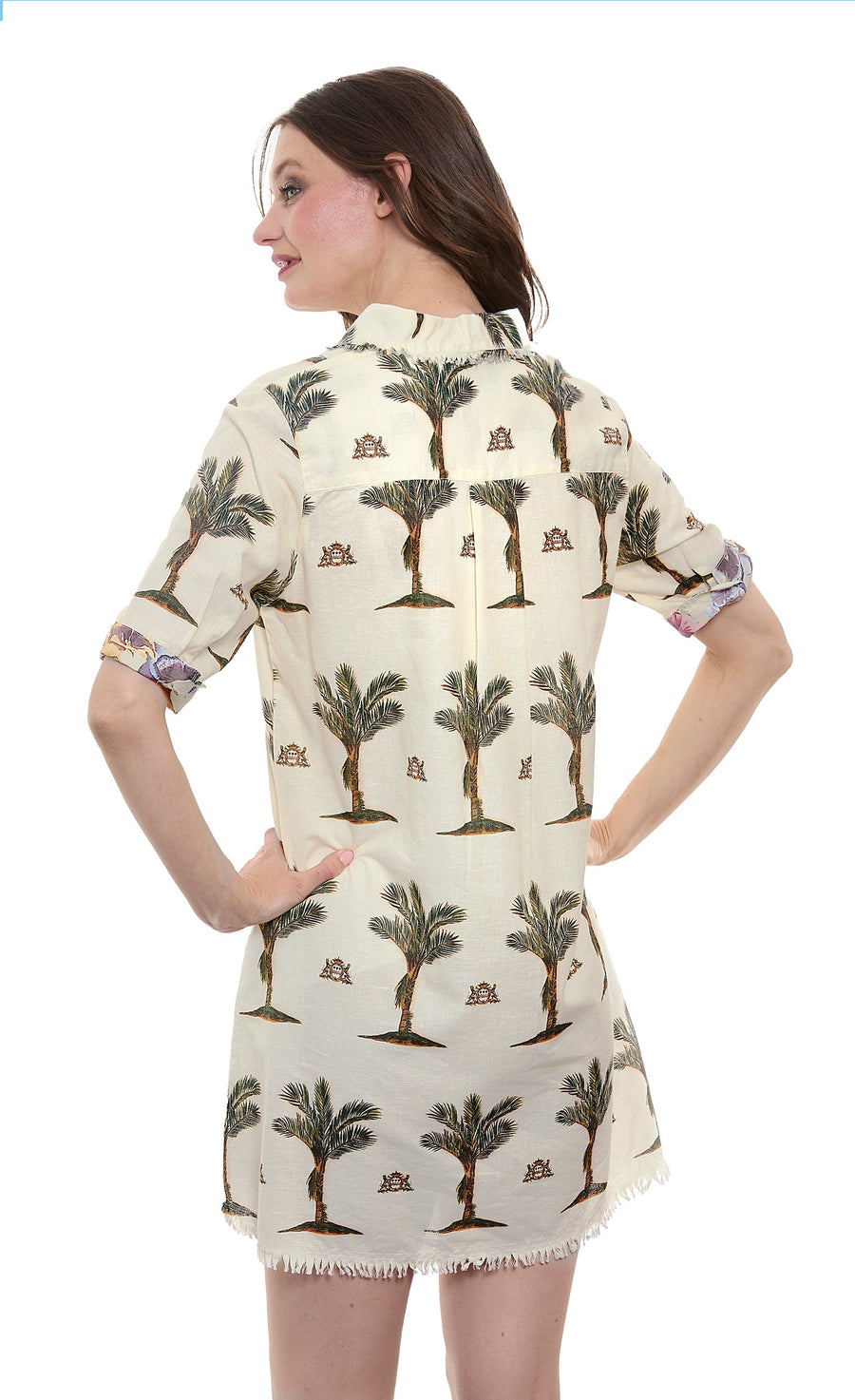 Chatham Palms Print Dress - Glamourous Grace