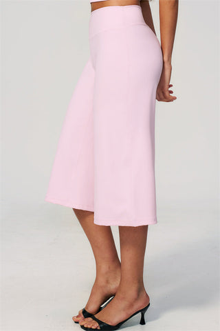 The Natalia Half-Sleeve Top Wide-Leg Crop 2-Piece Set