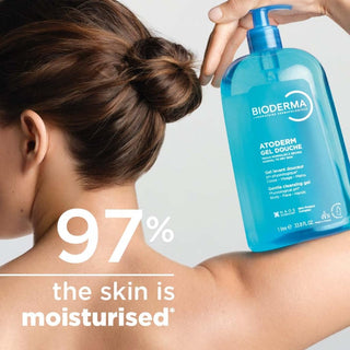Bioderma Atoderm Shower Gel 1000ml - Moisturizing, Dermatologically Tested, Paraben-Free for Sensitive Skin - Glamourous Grace