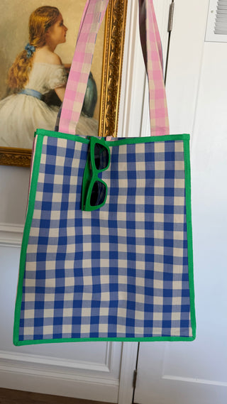 Maderas Gingham Tote Bag