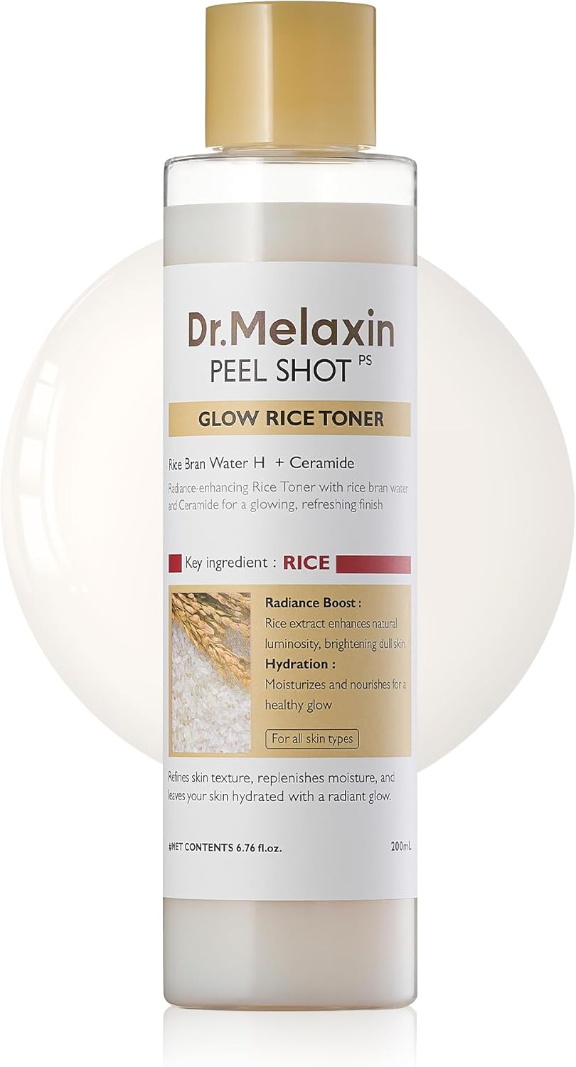 Dr. Melaxin Peel Shot Glow White Rice Toner - Glamourous Grace