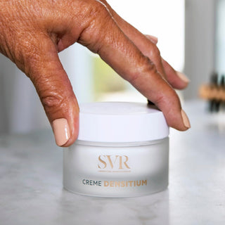 SVR Densitium Anti-Aging Face Cream - Hydrating, Wrinkle Reduction & Skin Discoloration Treatment with Hyaluronic Acid & Peptides - Glamourous Grace