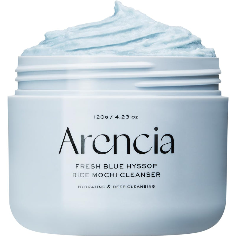 Arencia Fresh Blue Hyssop Rice Mochi Cleanser - Glamourous Grace