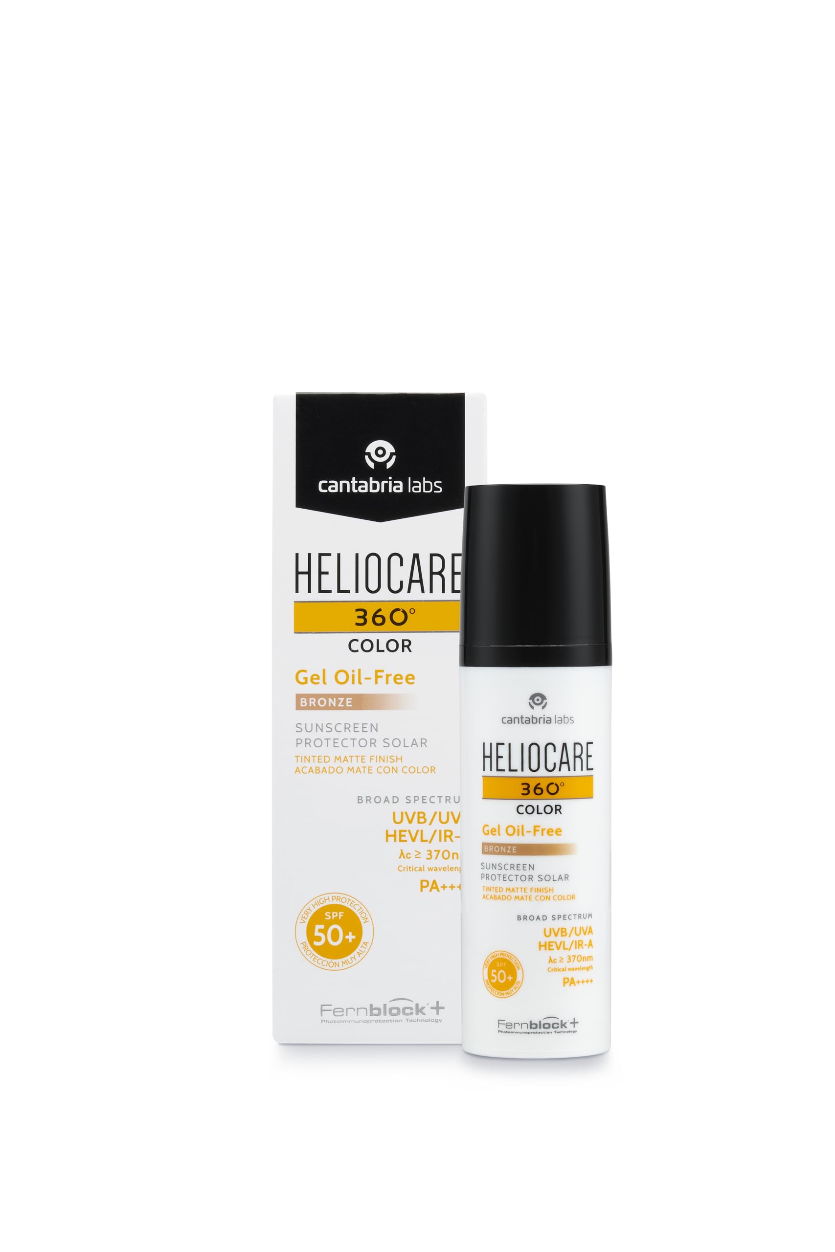 Heliocare 360 Gel Oil Free Bronze Spf 50 50ml - Glamourous Grace