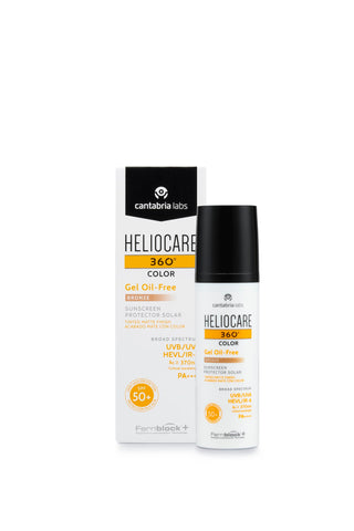 Heliocare 360 Gel Oil Free Bronze Spf 50 50ml - Glamourous Grace