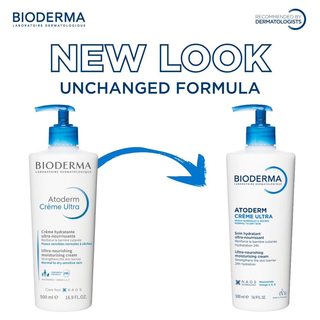 Bioderma Atoderm Ultra Moisturizing Cream 500ml - Glamourous Grace