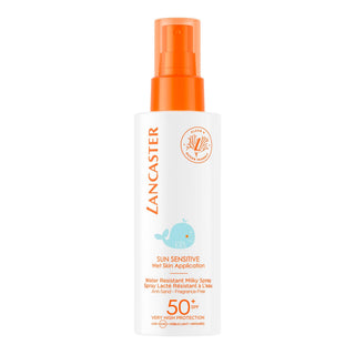 Lancaster Sun Sensitive Milky Spray For Kids SPF50 - Water-Resistant, Fragrance-Free Sunscreen Spray for Children - Glamourous Grace