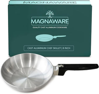 8-Inch Chef Skillet – Quick & Even Heat Distribution – Lightweight Cast Aluminum Frying Pan