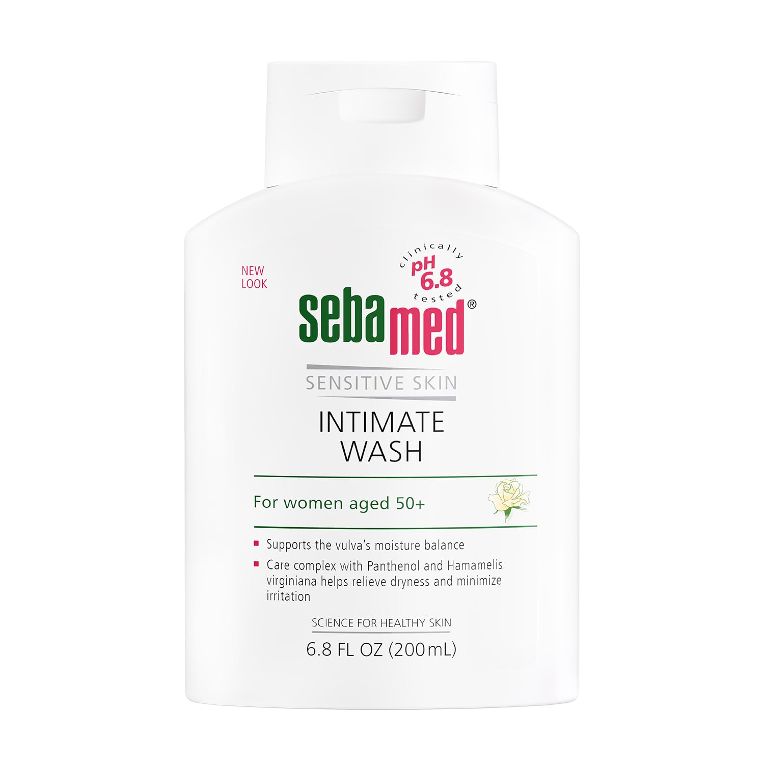 Sebamed Intimate Wash Gel pH 6.8 - Gentle Hygiene for Women Over 50, Natural Intimate Care - Glamourous Grace