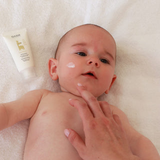 Babe Baby Facial Balm 50ml - Soothing Atopic Skin Care for Infants with Omega Fatty Acids - Glamourous Grace