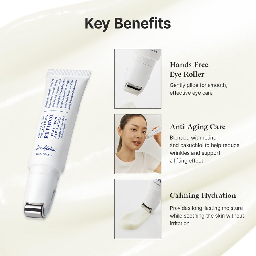 Dr. Althea Retinol Flat Iron Eye Roller - Glamourous Grace