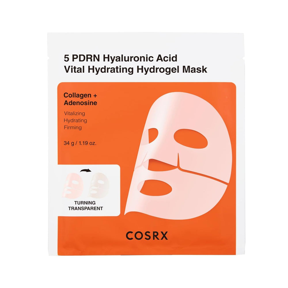 Cosrx 5 PDRN Hyaluronic Acid Vital Hydrating Hydrogel Mask - Glamourous Grace