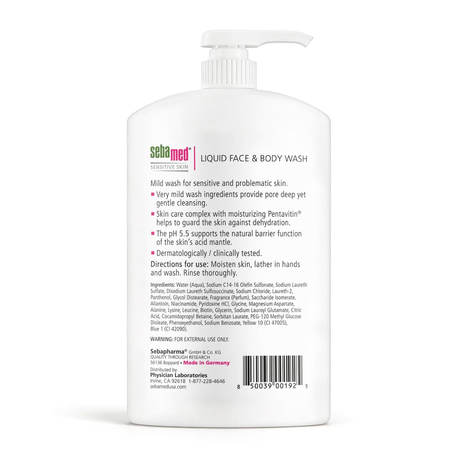 Sebamed Liquid Face & Body Wash - 1000 ml - Glamourous Grace