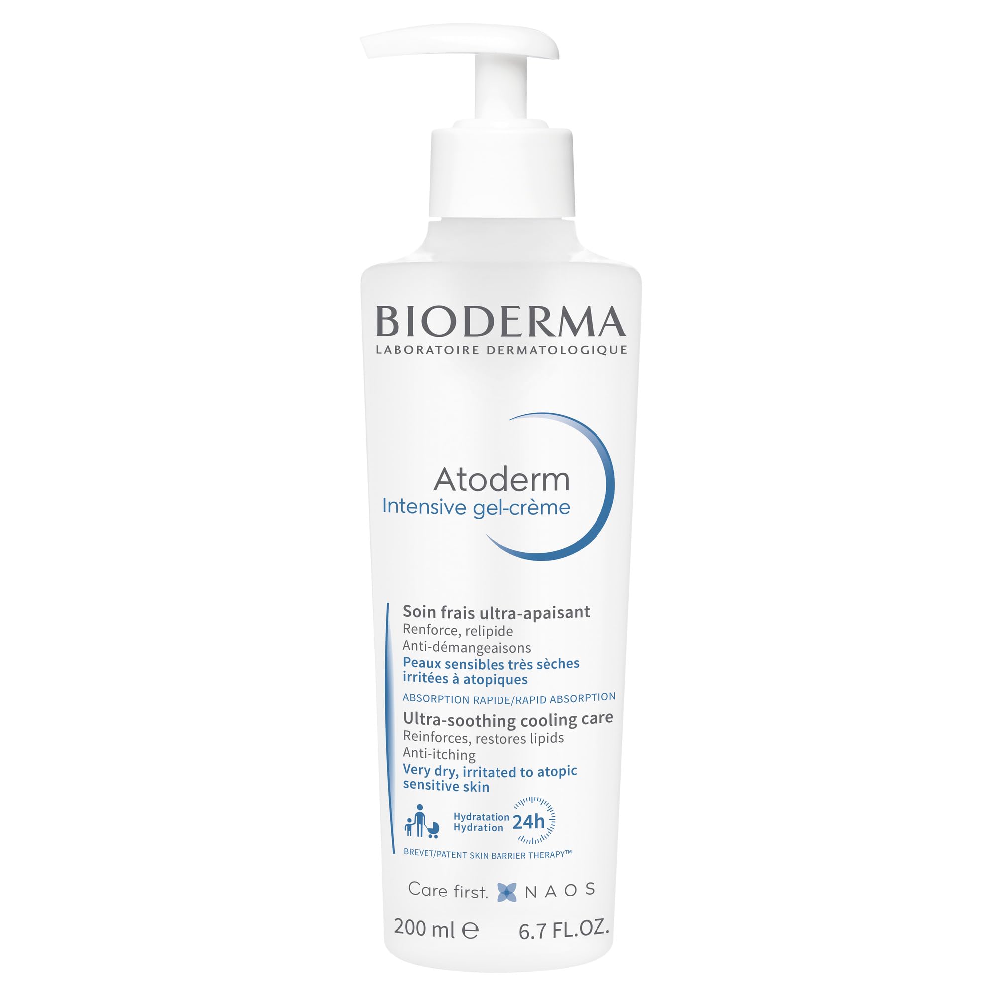 Bioderma Atoderm Intensive Gel Creme - Moisturizing Gel Cream for Dry Skin Relief, Gentle for Babies & Adults - Glamourous Grace