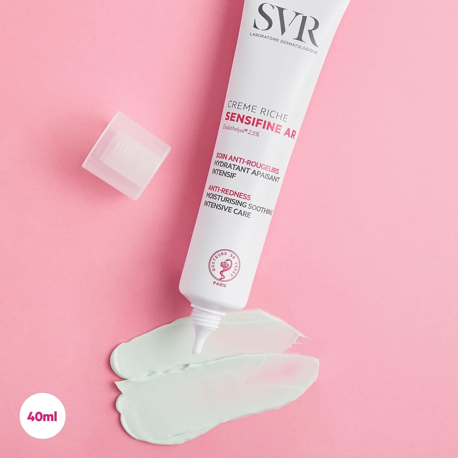SVR Sensifine AR Creme Riche 40ml - 24-Hour Hydration Moisturizing Cream for Sensitive Skin - Glamourous Grace