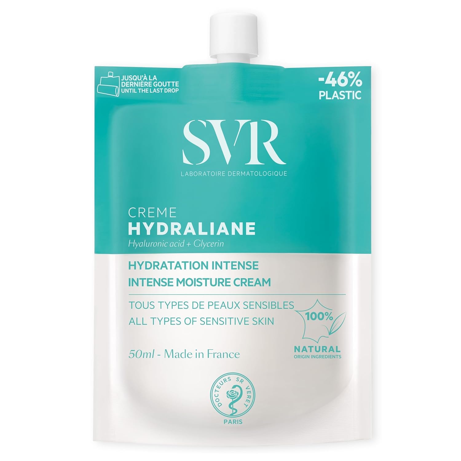 Svr Hydraliane Moisturizing Cream for Dry & Sensitive Skin - Intense Hydration, 50ml - Glamourous Grace
