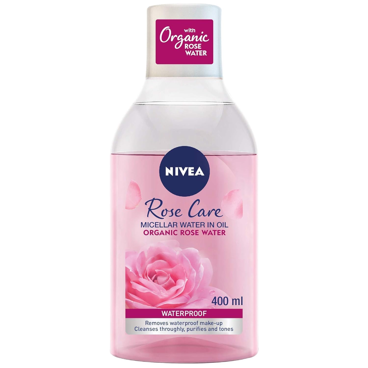 Nivea Waterproof Micellar Cleansing Water 400ml - Oil-Free Formula - Glamourous Grace