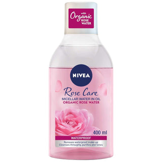 Nivea Waterproof Micellar Cleansing Water 400ml - Oil-Free Formula - Glamourous Grace