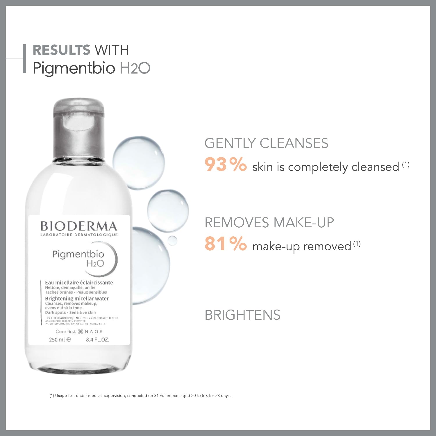 Bioderma Pigmentbio H2O Micellar Makeup Remover for Sensitive Skin - 8.45 fl oz Gentle Skincare - Glamourous Grace