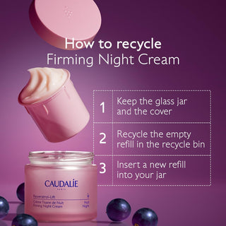 Caudalie Resveratrol Lift Firming Night Cream - Anti-Aging, Firming & Lifting Night Cream for Aging Skin - Glamourous Grace