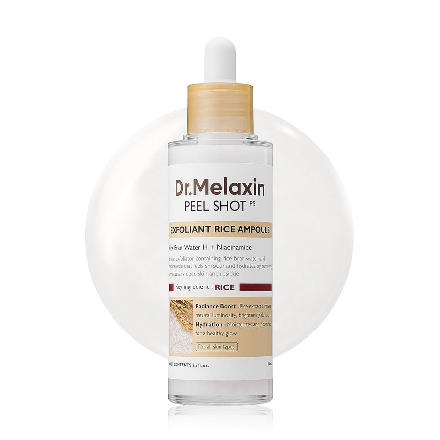 Dr. Melaxin Peel Shot Exfoliant Rice Ampoule - Glamourous Grace
