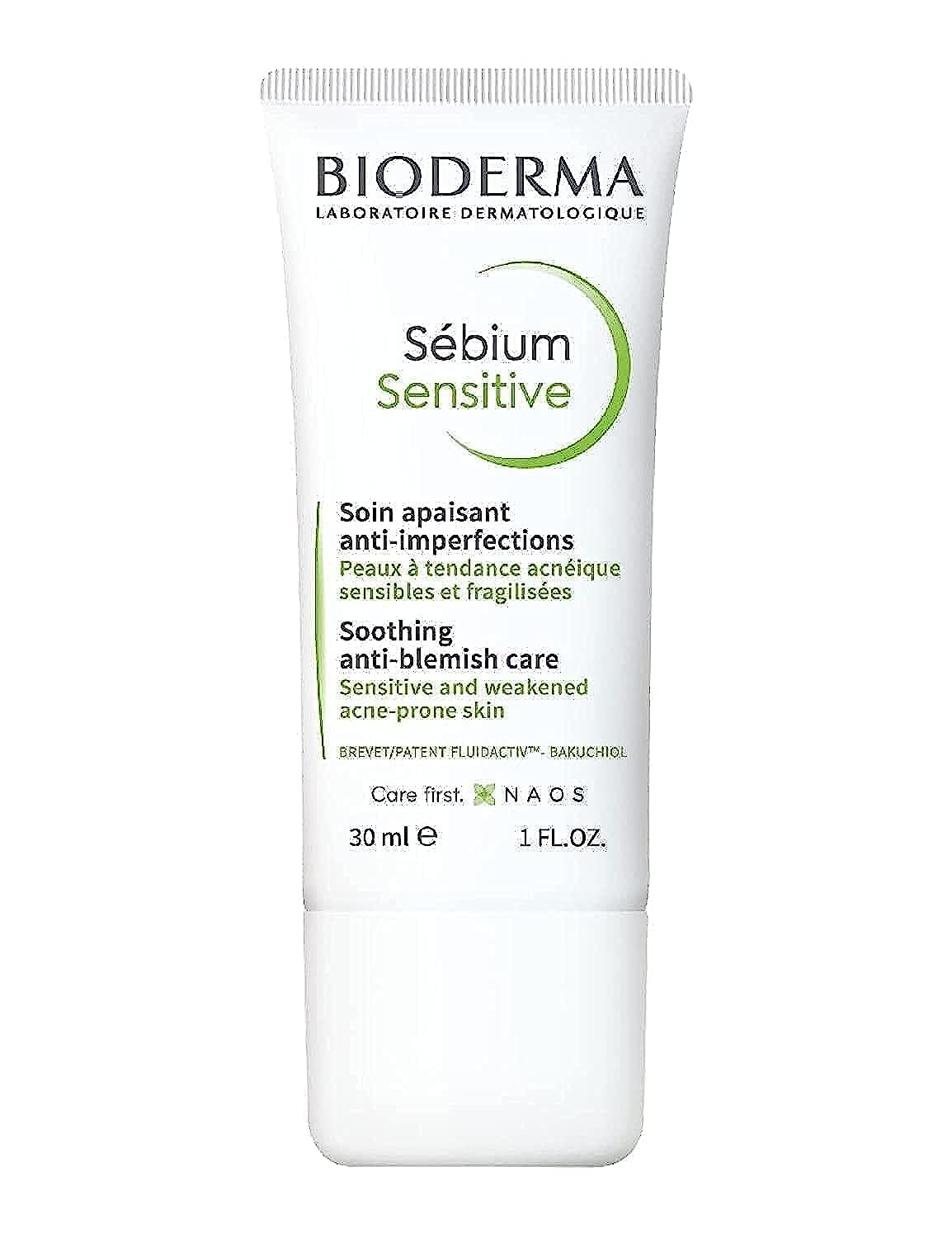 Bioderma Sebium Sensitive 30 Ml - Sensitive Skin Care for Acne-Prone Skin, Hypoallergenic & Fragrance-Free - Glamourous Grace