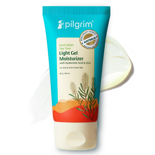 Pilgrim Australian Tea Tree Oil Free Face Moisturizer For Oily & Acne Prone Skin With Hyaluronic Acid & CICA