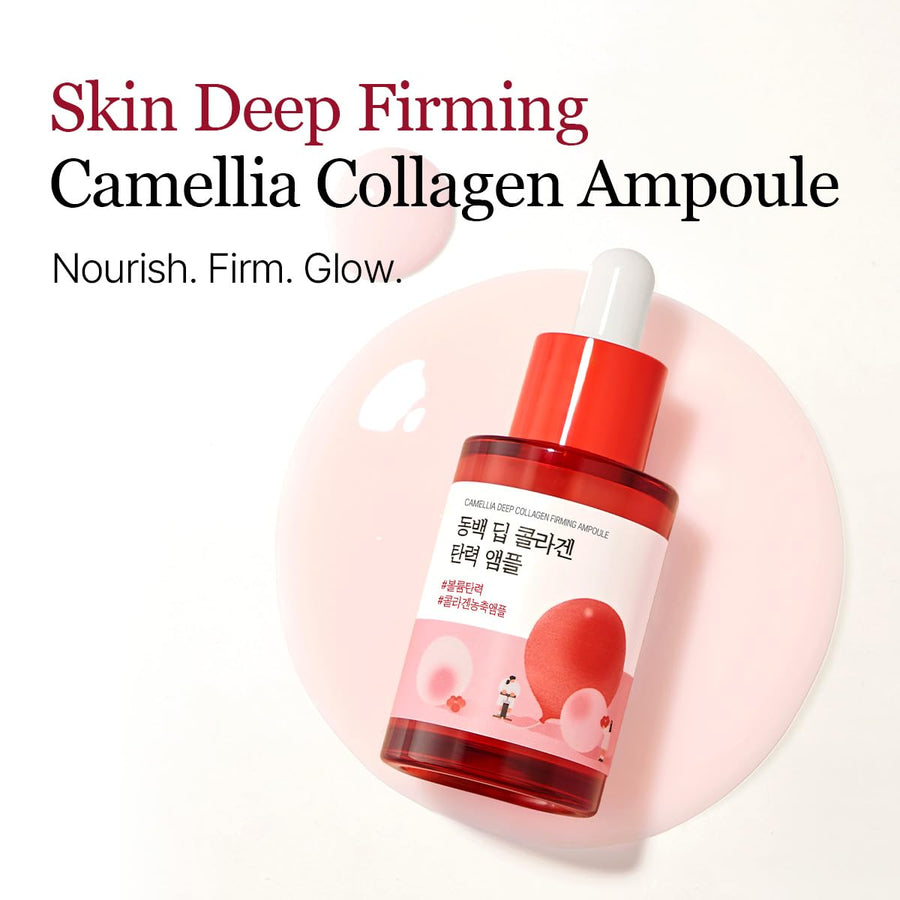 Round Lab Camellia Deep Collagen Firming Ampoule - Glamourous Grace