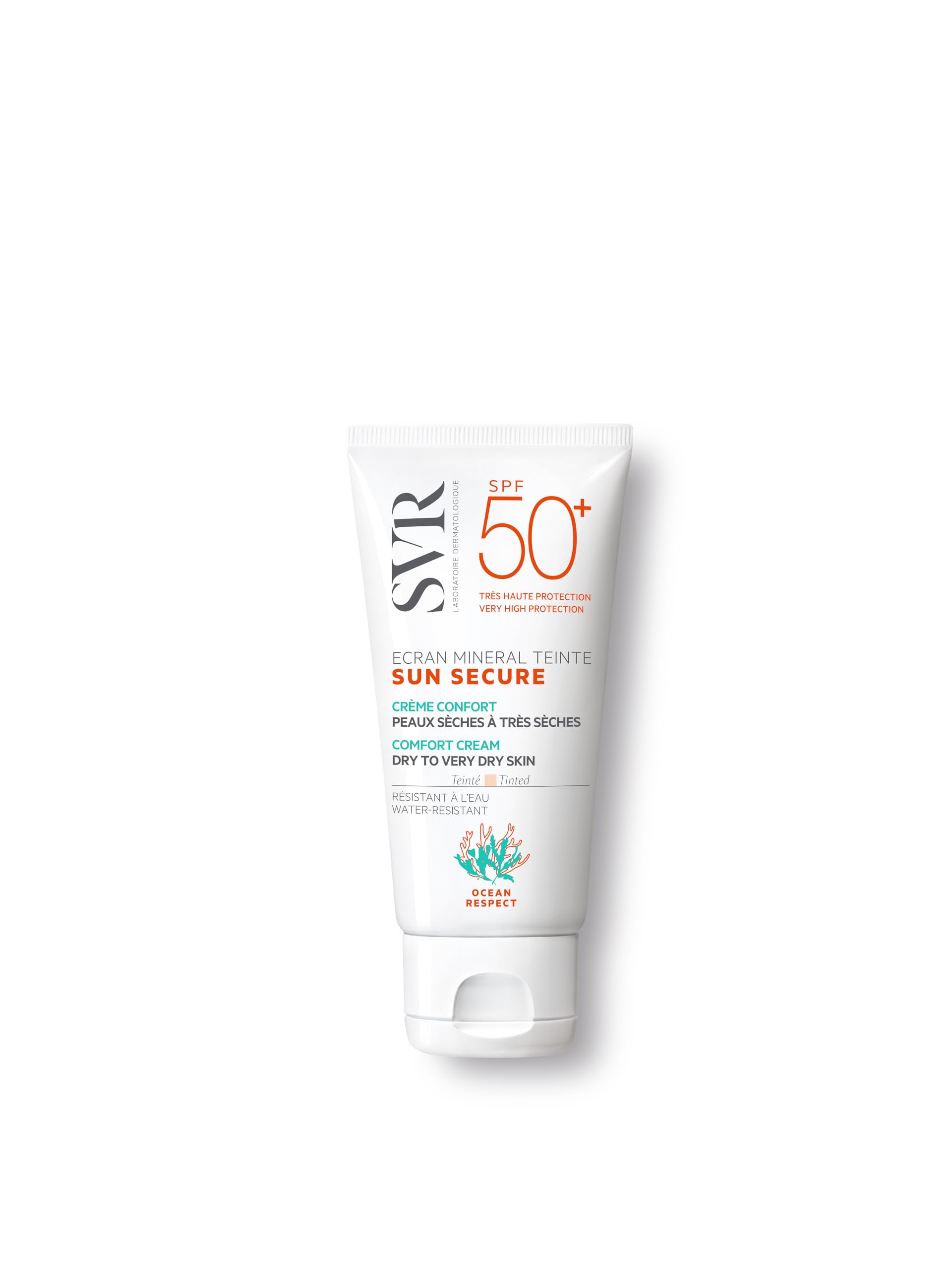 SVR Tinted Mineral Sunscreen Cream SPF50 for Dry Skin - 60g - Glamourous Grace