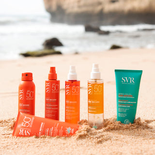 SVR Sun Secure Lait SPF50+ Waterproof Sunscreen Lotion for Sensitive Skin - Non-Comedogenic & Antioxidant-Rich - Glamourous Grace