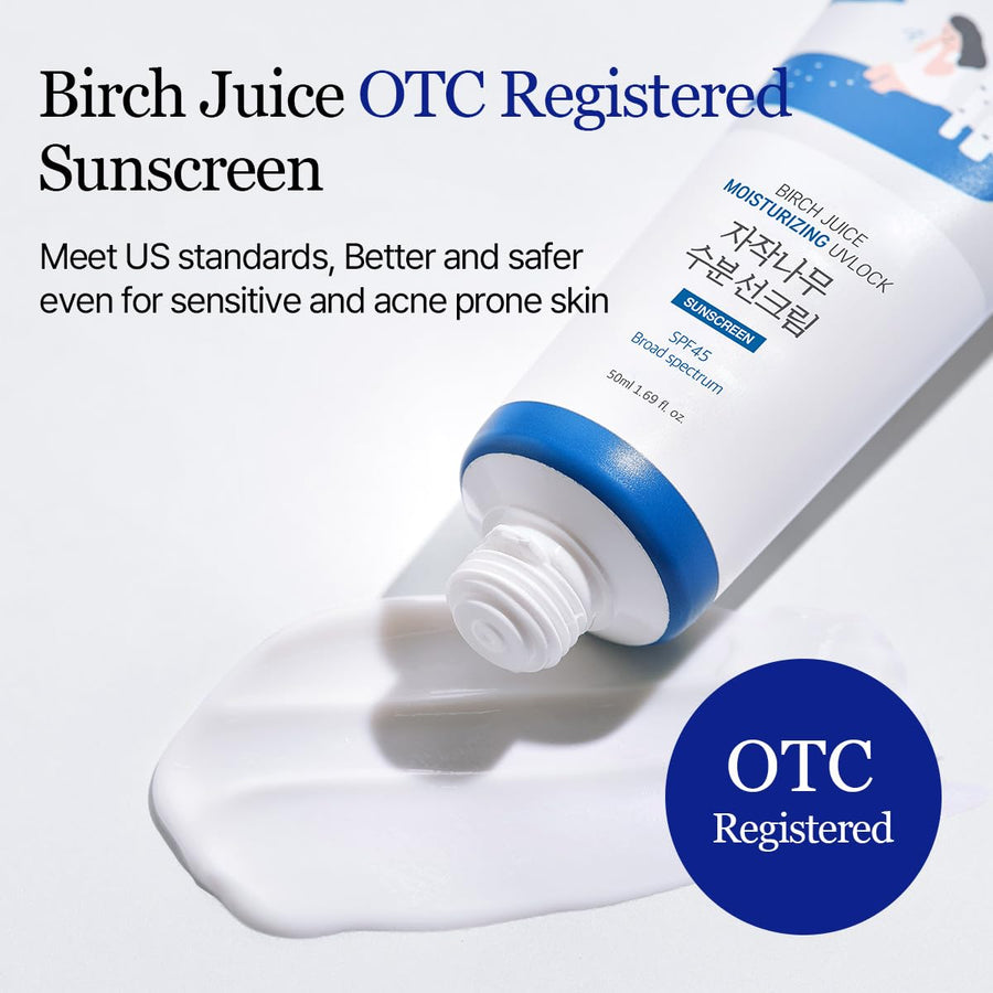 Round Lab Birch Juice Moisturizing UV Lock Sunscreen - Glamourous Grace