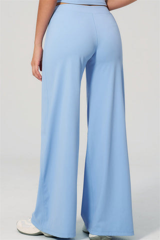 The Revive Crop Top Straight Leg Pants 2-Piece Set