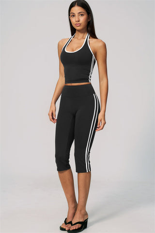 The Onyx Tank Top Capri Leggings 2-Piece Set