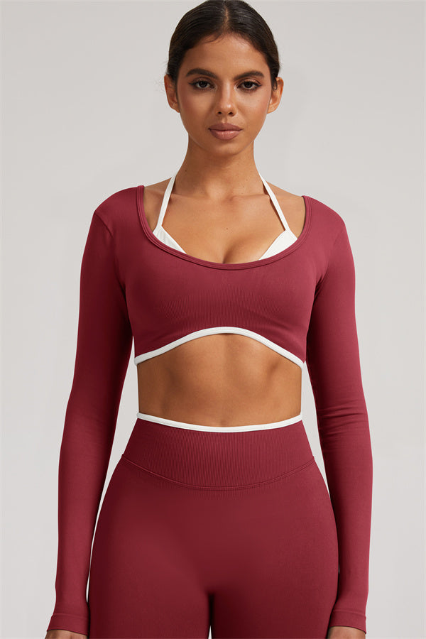 The Elevate Long Sleeve Crop top - Glamourous Grace