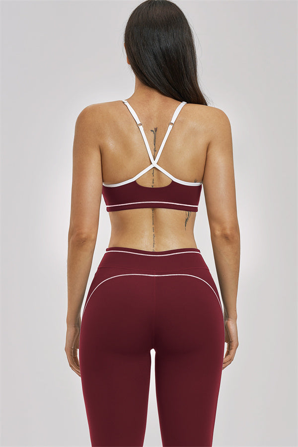 The Unbound Sports Bra Leggings 2-Piece Set - Glamourous Grace