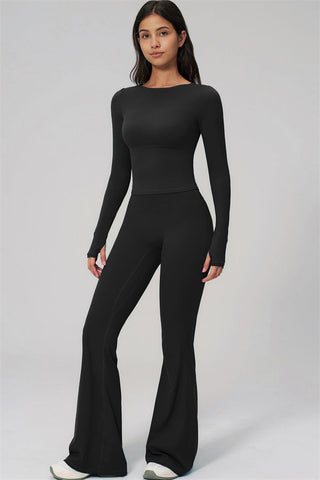 The Rapture Long Sleeve T-shirt Flared Leggings 2-Piece Set