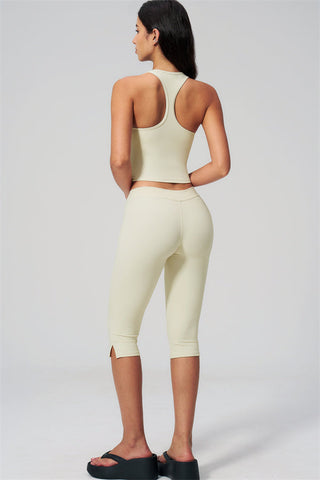 The Revive Crop Top Capri Leggings 2-Piece Set