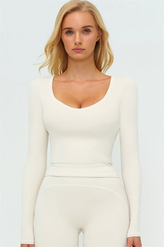 The Amara Long Sleeve T-shirt Shorts 2-Piece Set