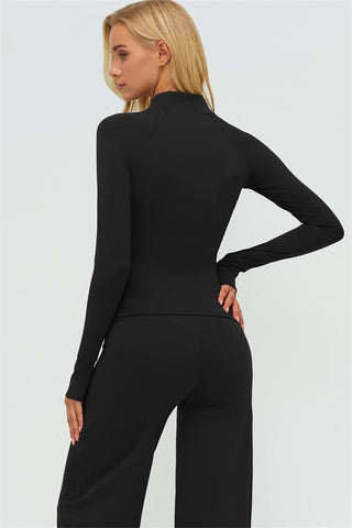 The Twirl Zip Jacket Sports Bra New Straight Leg Pants 3-Piece Set