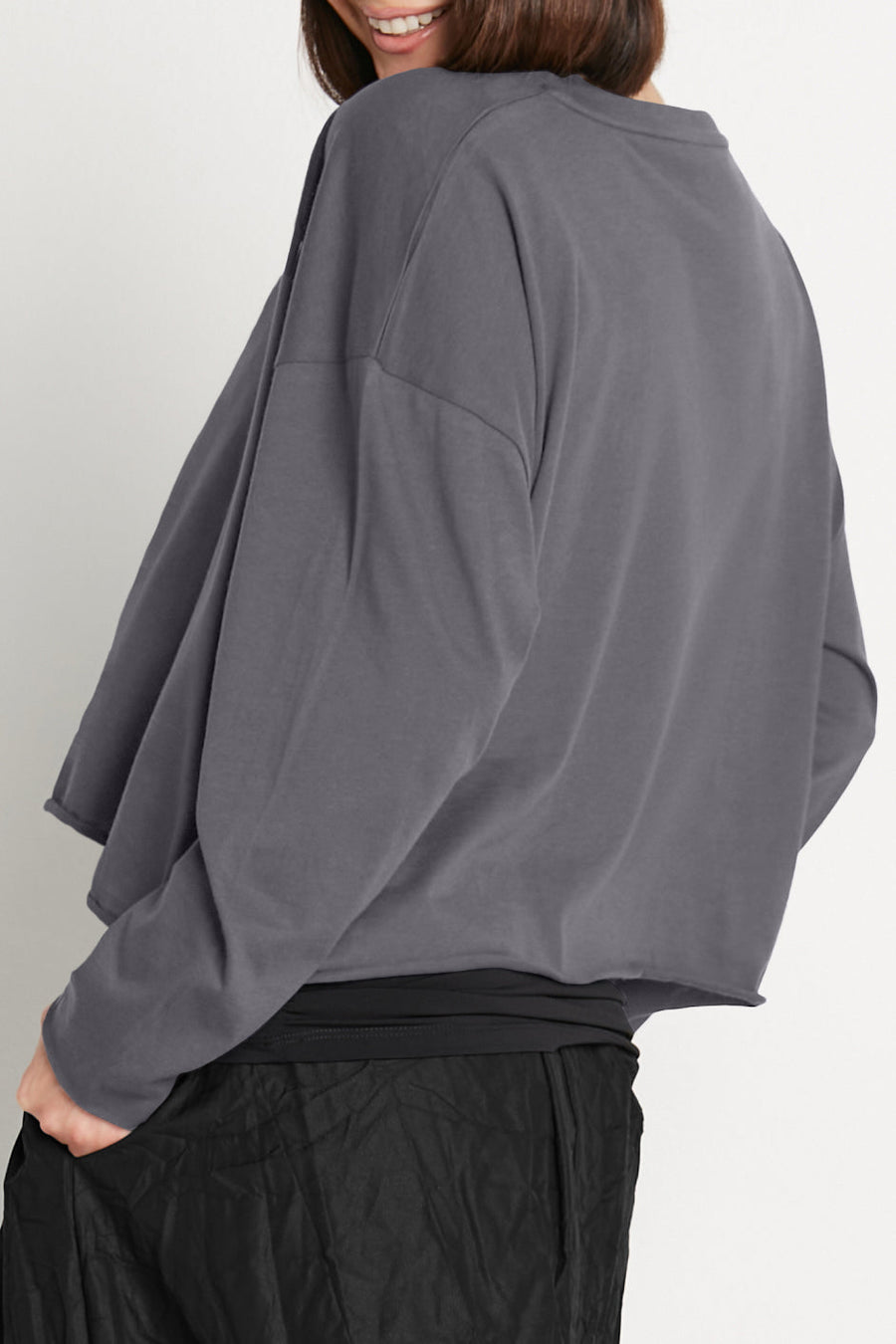 Pima Cotton Mini Luxury Boxy T-Shirt - Lava - Glamourous Grace