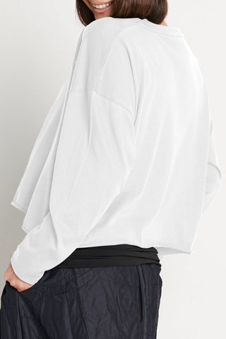 Pima Cotton Mini Luxury Boxy T-Shirt - White