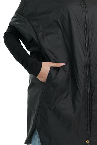 Emery Relaxed Fit Vest in Black