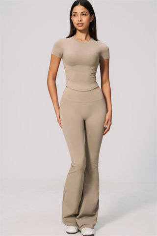 The Velvetine Flared Leggings