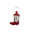 Red/Haircalf Leather