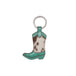 Turquoise/Haircalf Leather