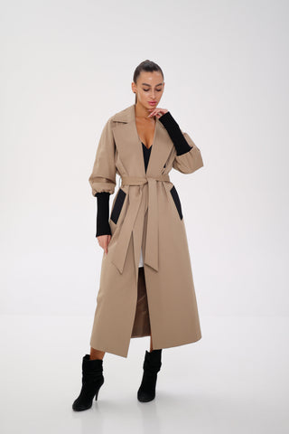 Miru Trench Coat in Camel