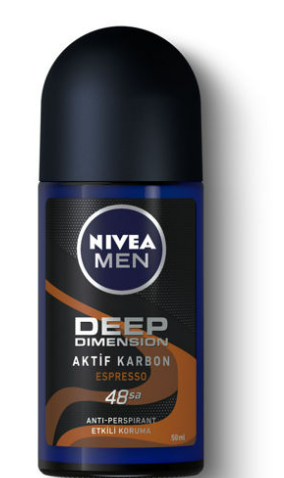 Nivea Men Deep Dimension Aktif Karbon Espresso 48SA Roll-on 50 ML - Glamourous Grace