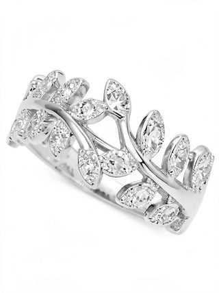 Giani Bernini Cubic Zirconia Vine Ring in Sterling Silver,Size 9
