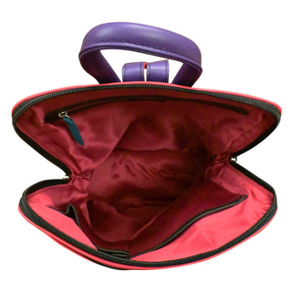 Multicolor Leather Backpack